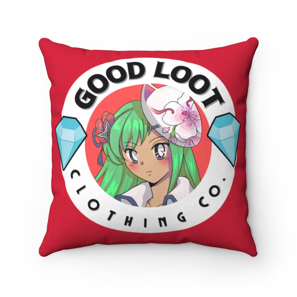 GOOD LOOT Polyester Square Pillow