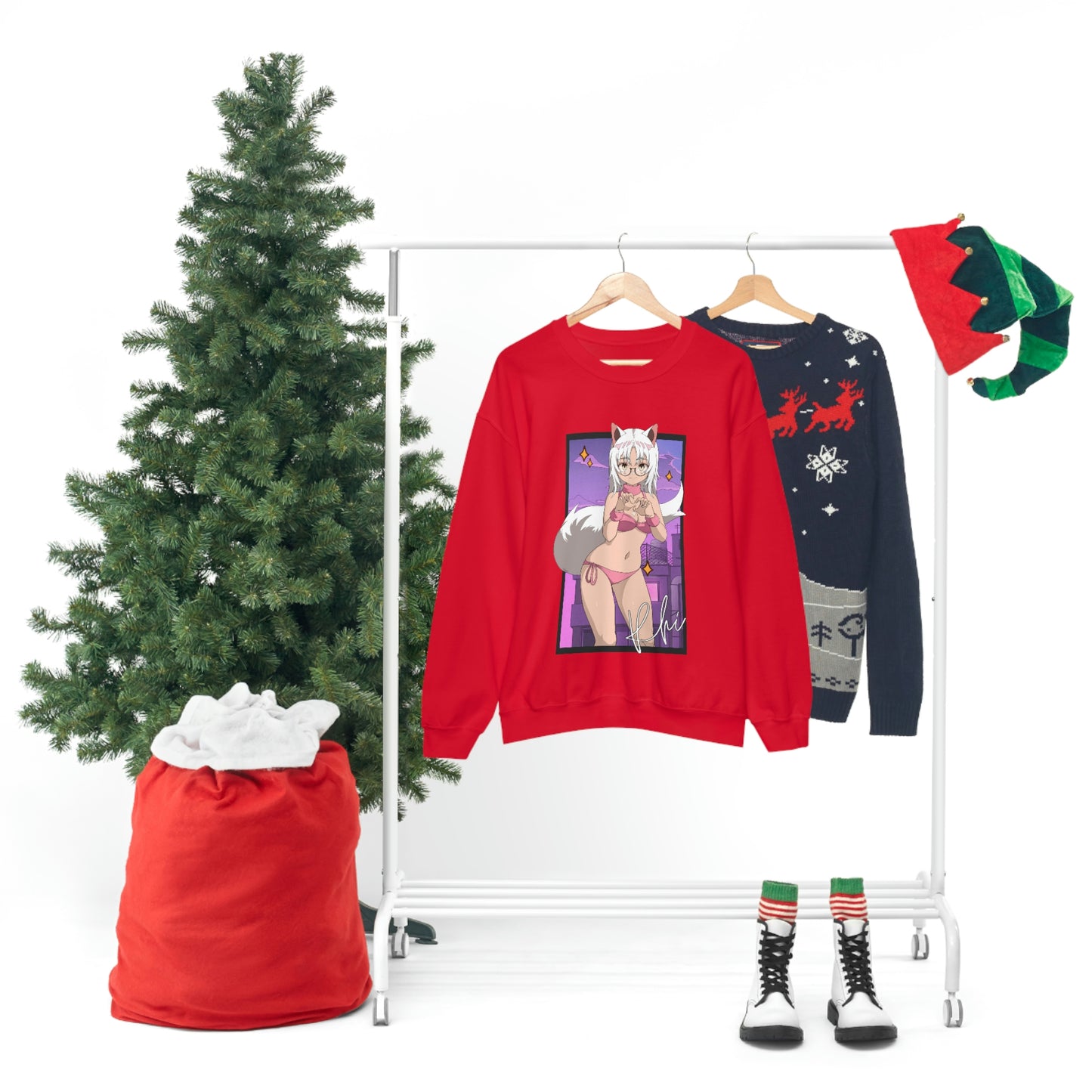 “UWU Rhi” Unisex Heavy Blend™ Crewneck Sweatshirt