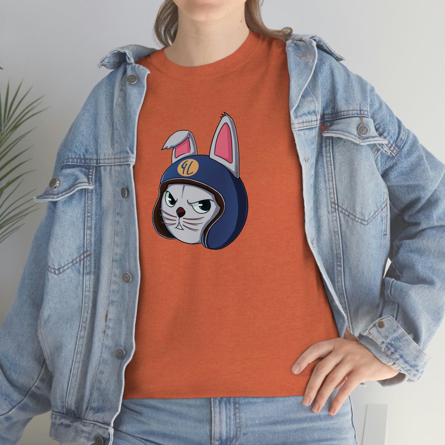“Bunny Skyline” Unisex Heavy Cotton Tee