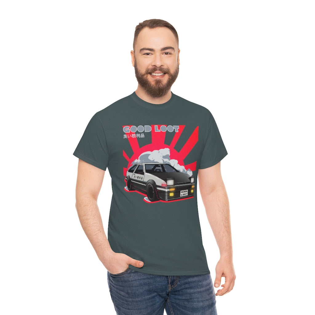 GOOD LOOT “Teddy AE86 Pt.2” Unisex Heavy Cotton Tee