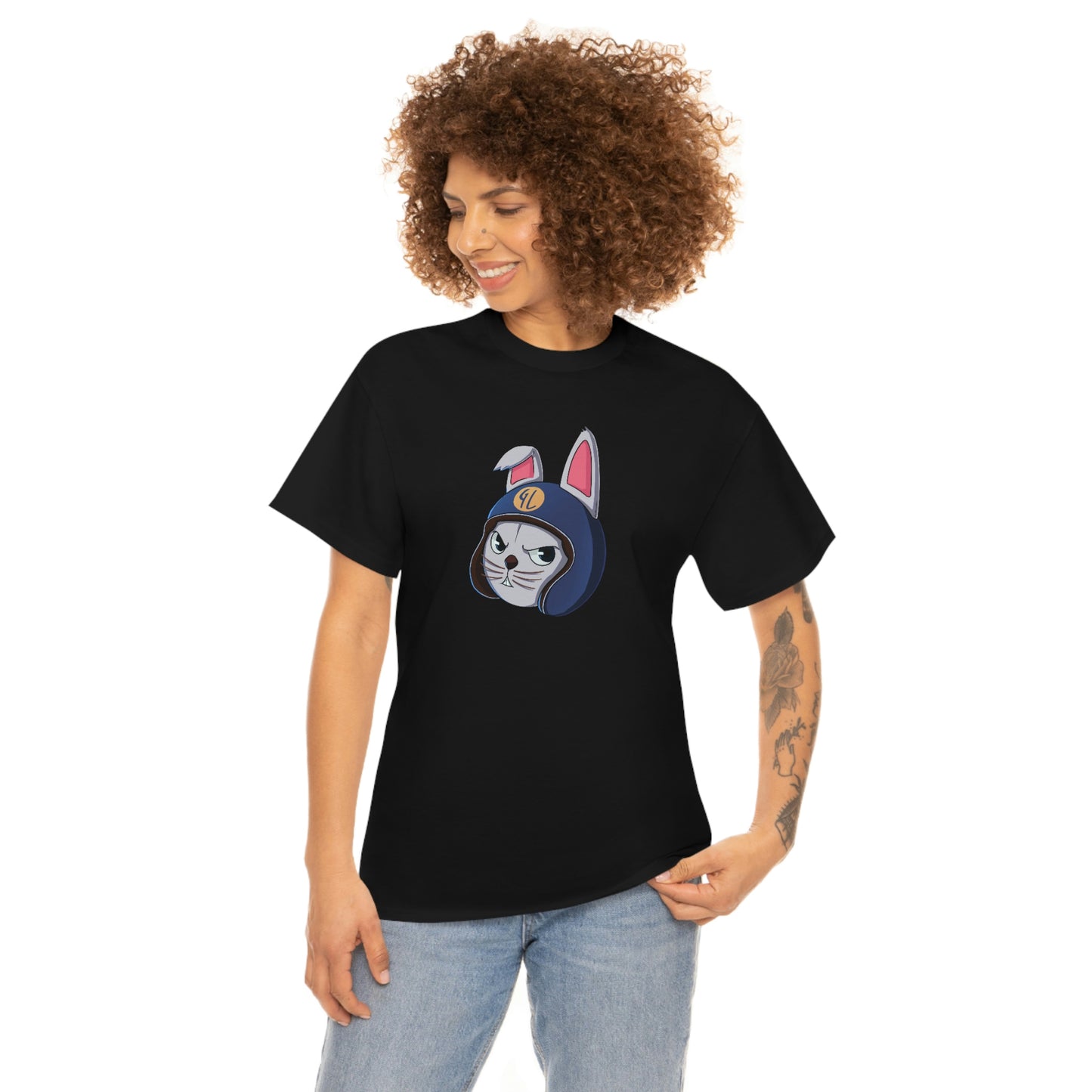 “Bunny Skyline” Unisex Heavy Cotton Tee