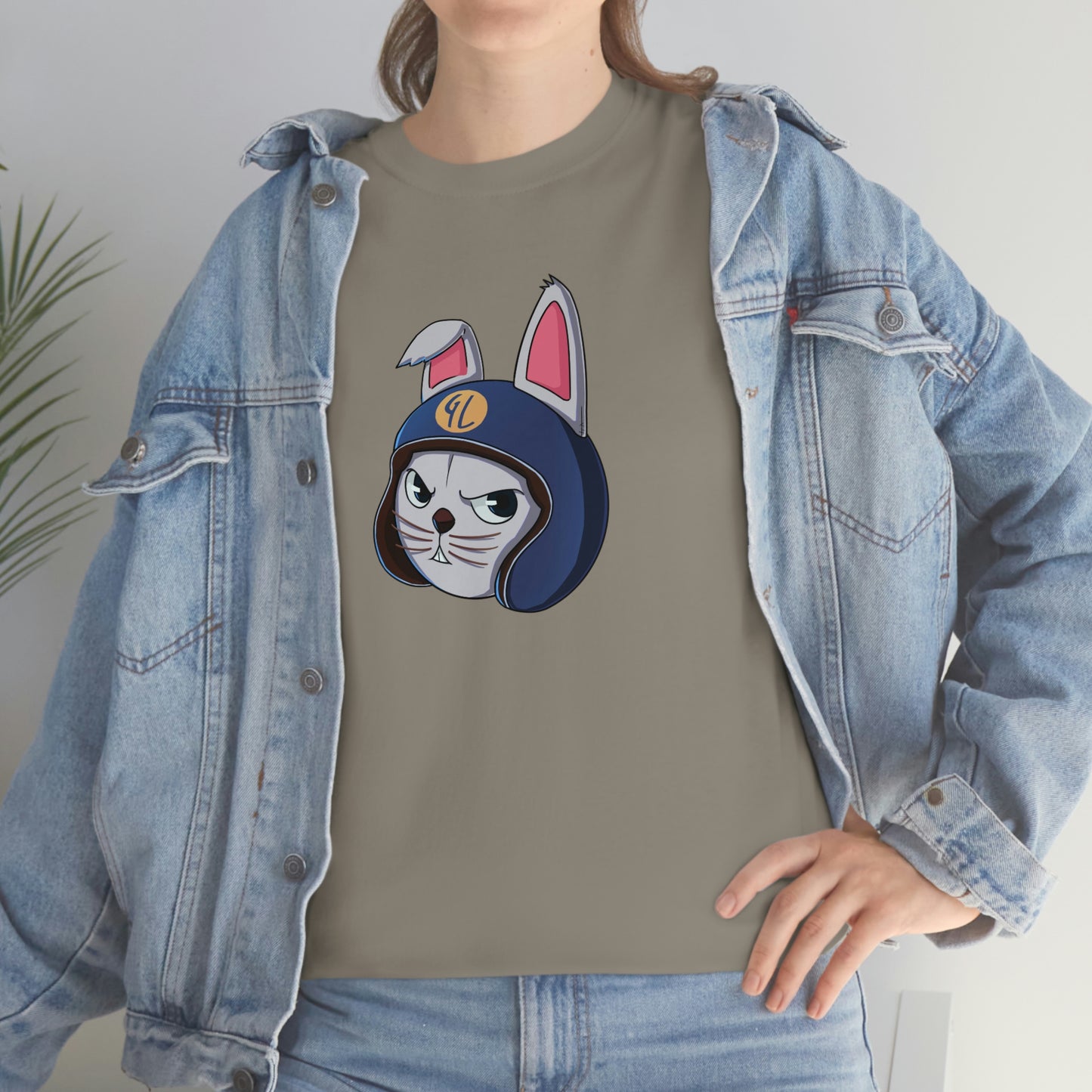 “Bunny Skyline” Unisex Heavy Cotton Tee