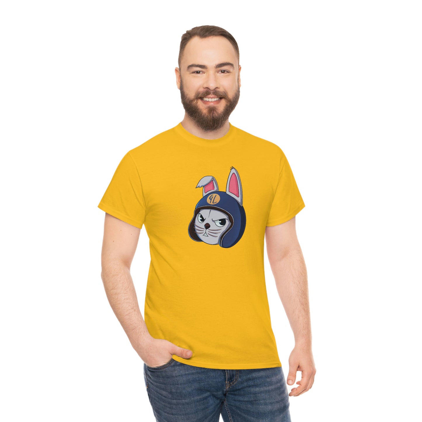 “Bunny Skyline” Unisex Heavy Cotton Tee