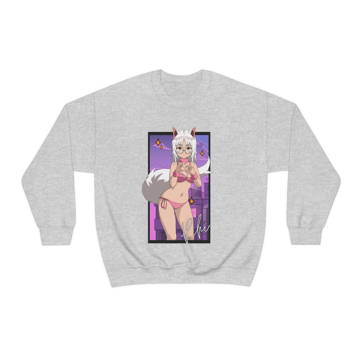 “UWU Rhi” Unisex Heavy Blend™ Crewneck Sweatshirt