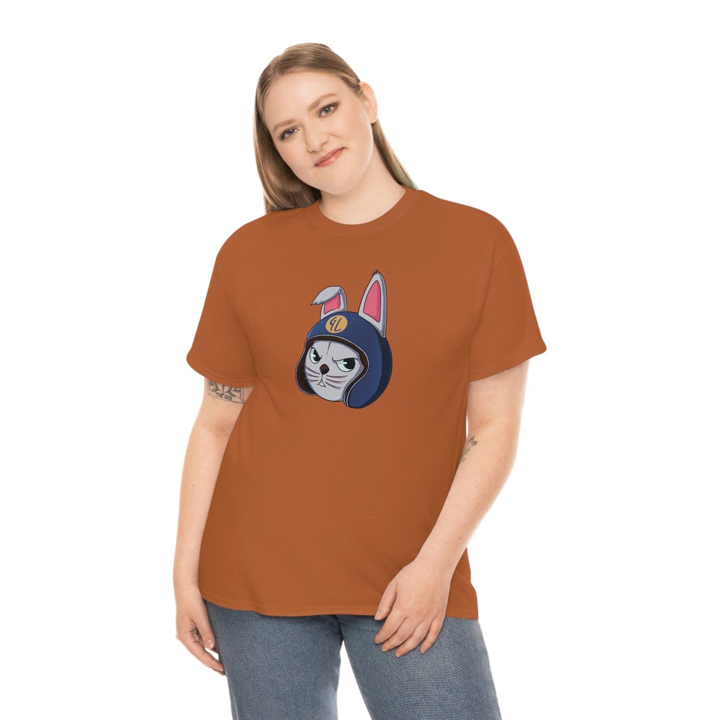 “Bunny Skyline” Unisex Heavy Cotton Tee