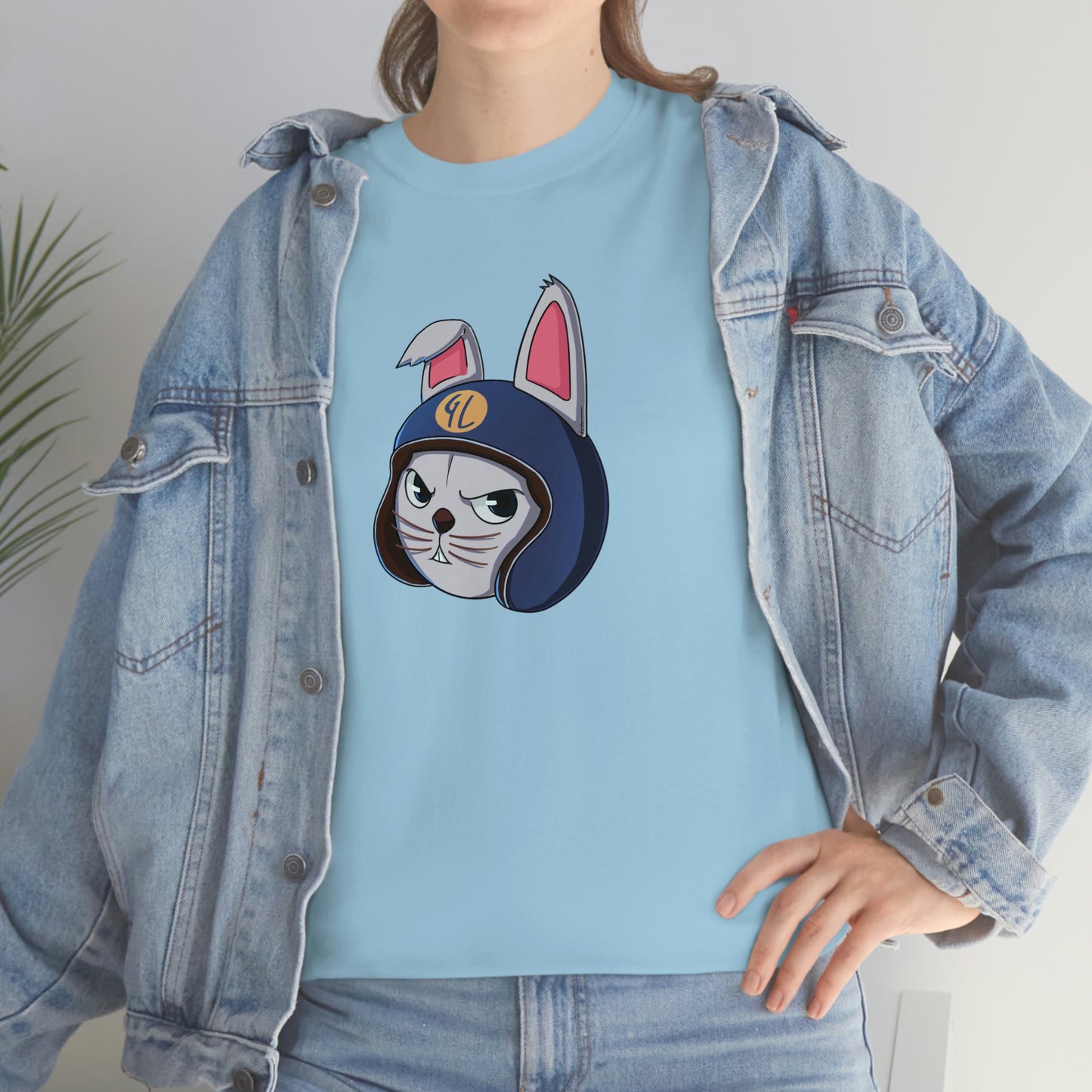 “Bunny Skyline” Unisex Heavy Cotton Tee