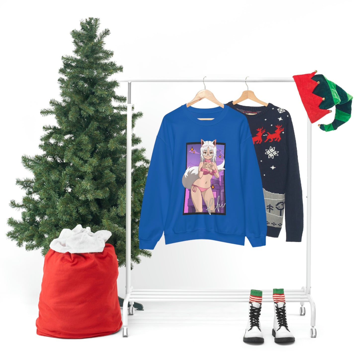 “UWU Rhi” Unisex Heavy Blend™ Crewneck Sweatshirt