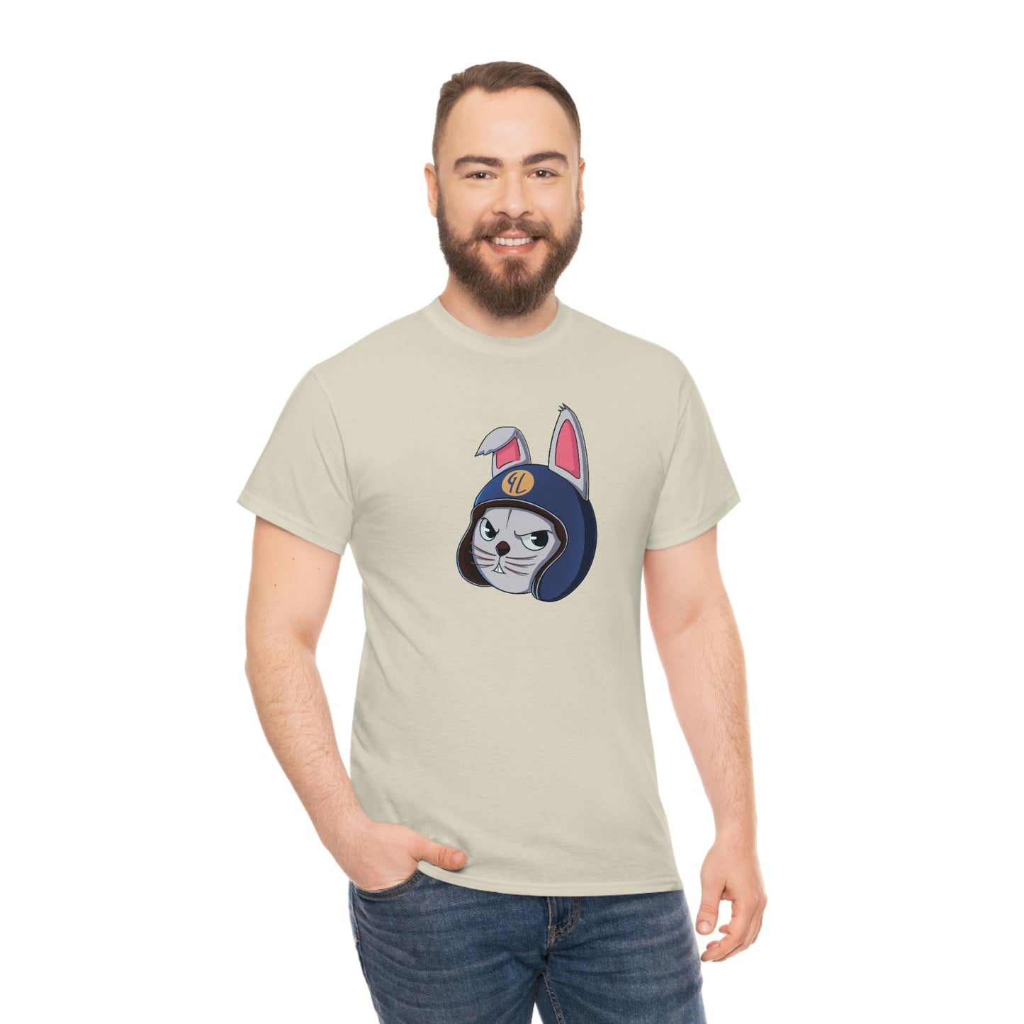 “Bunny Skyline” Unisex Heavy Cotton Tee