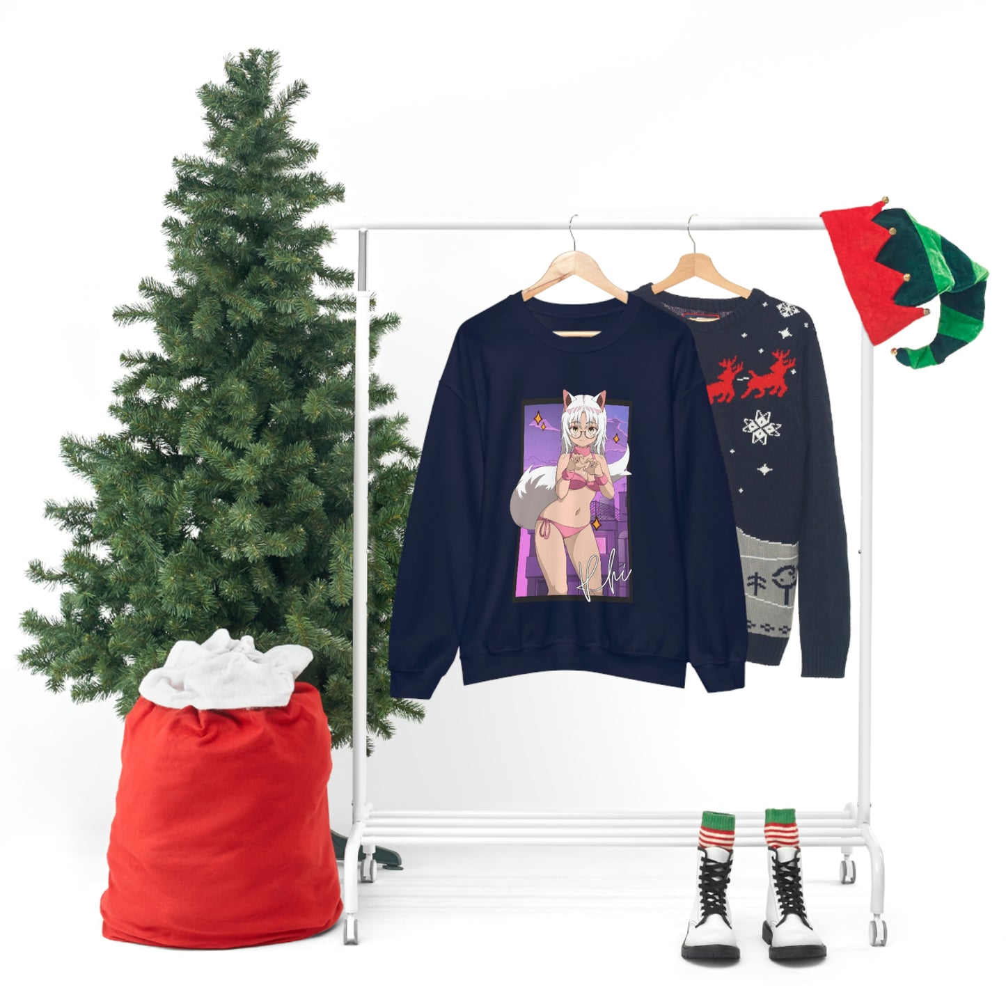 “UWU Rhi” Unisex Heavy Blend™ Crewneck Sweatshirt