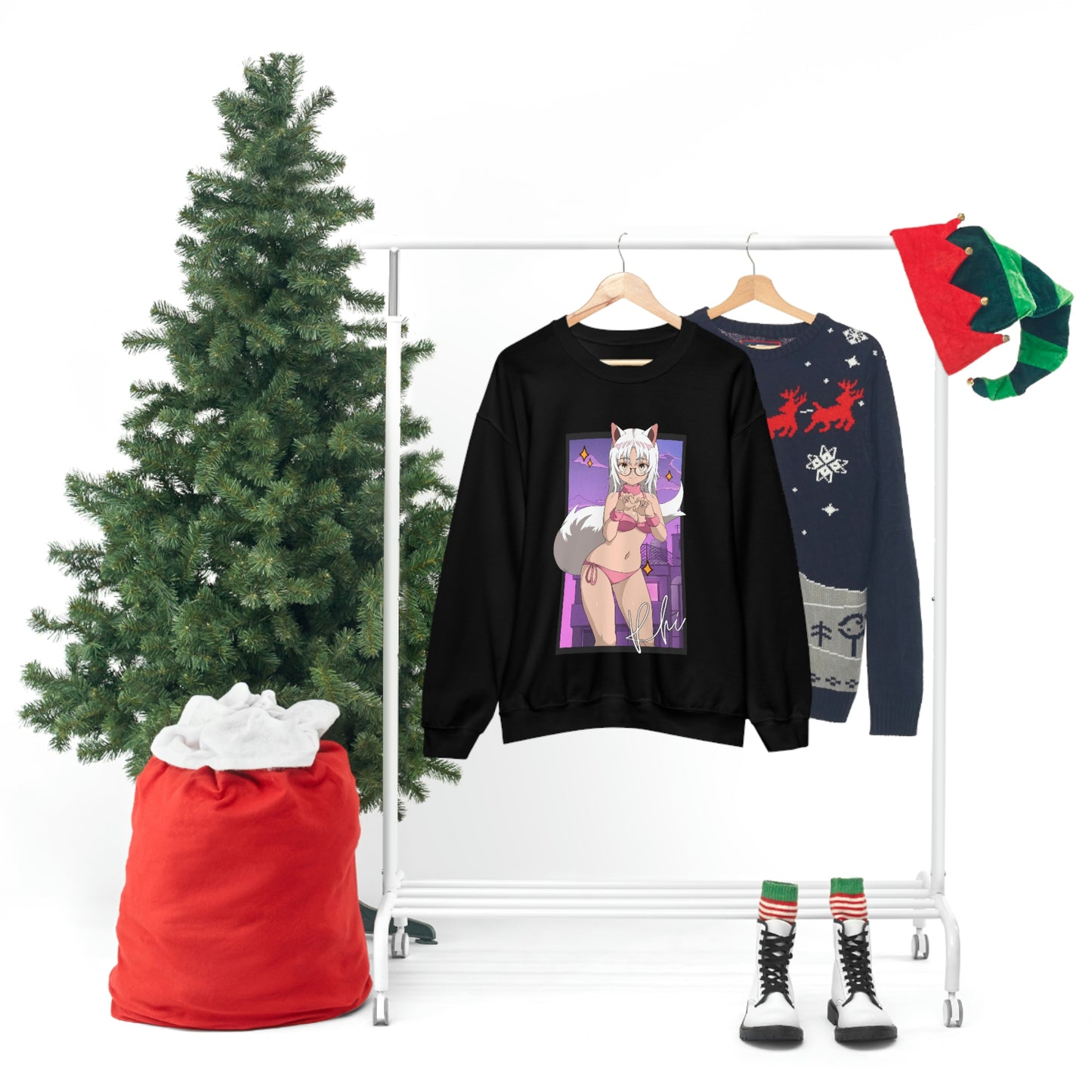 “UWU Rhi” Unisex Heavy Blend™ Crewneck Sweatshirt