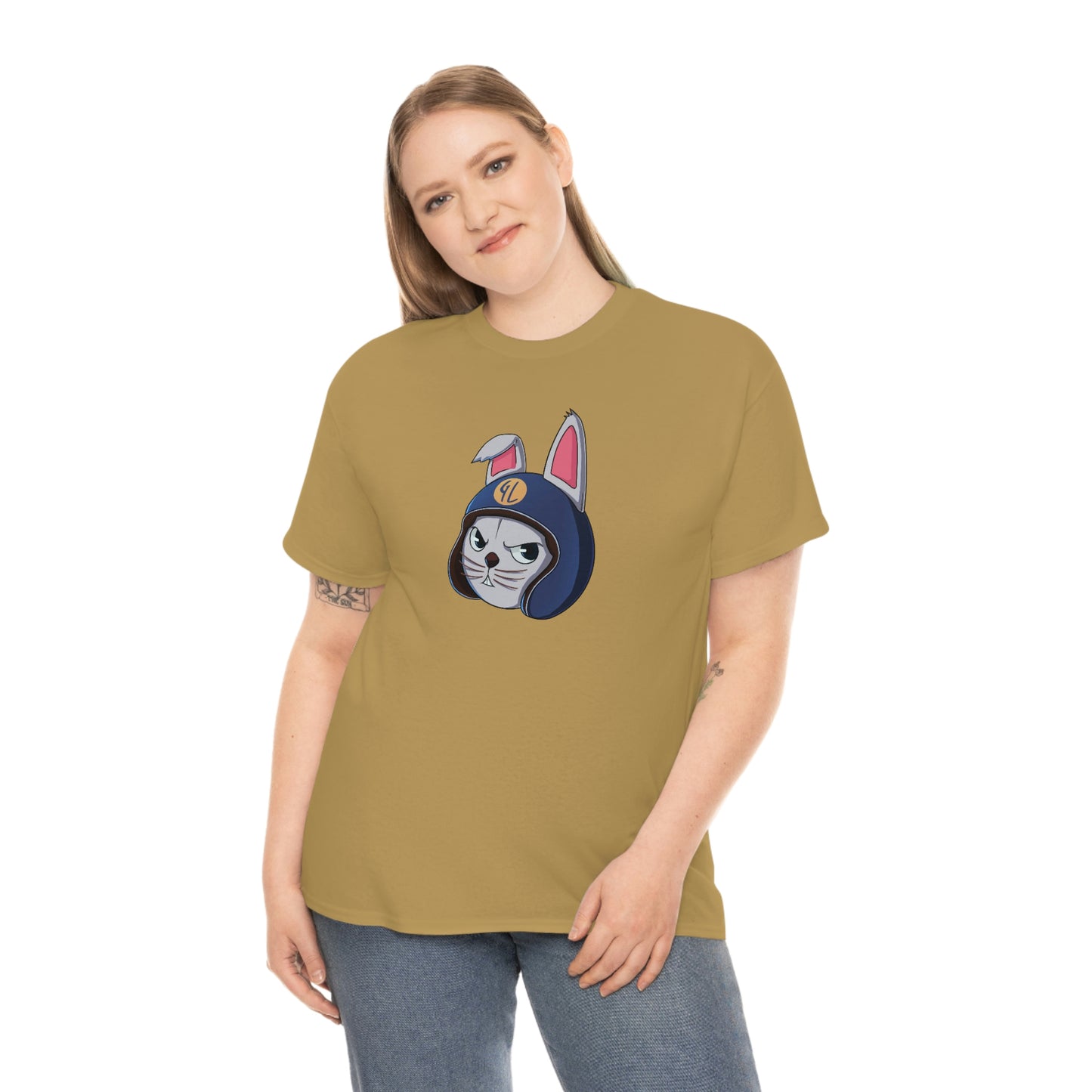 “Bunny Skyline” Unisex Heavy Cotton Tee