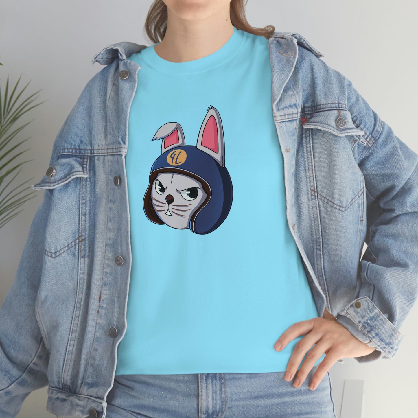“Bunny Skyline” Unisex Heavy Cotton Tee