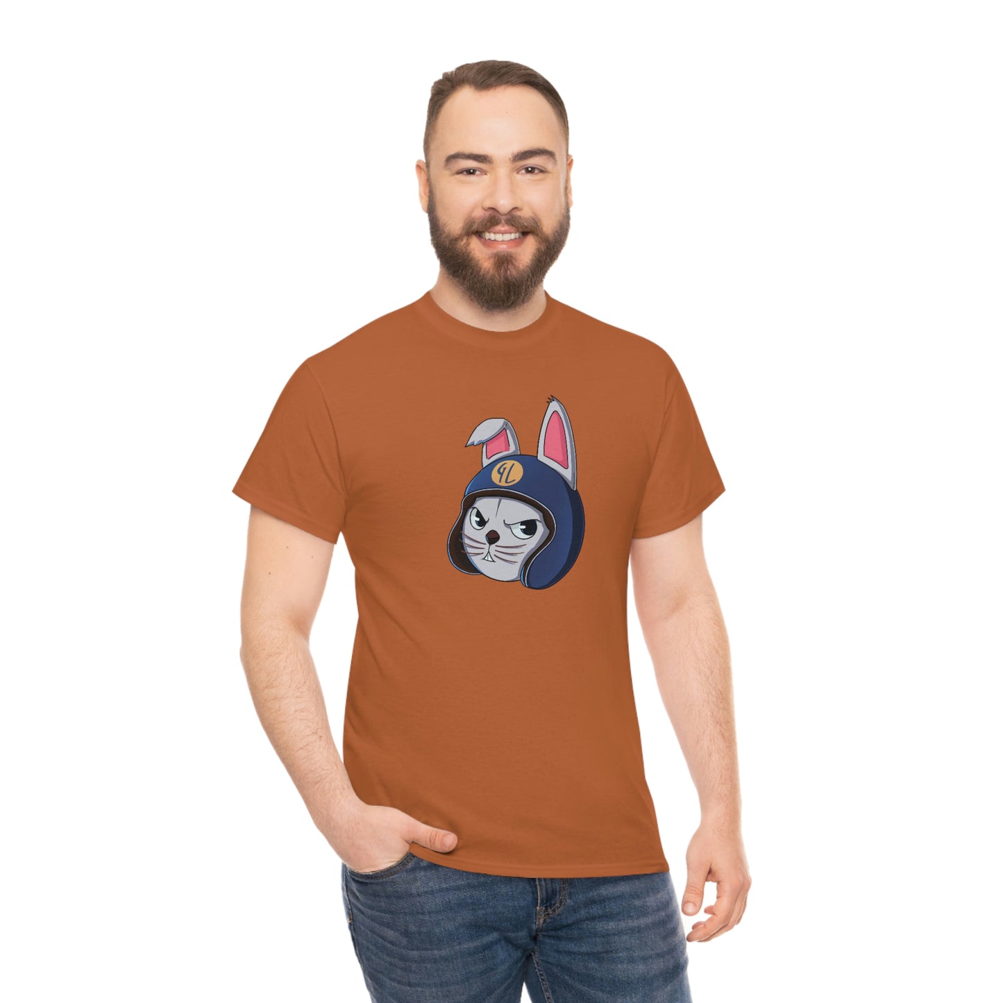 “Bunny Skyline” Unisex Heavy Cotton Tee