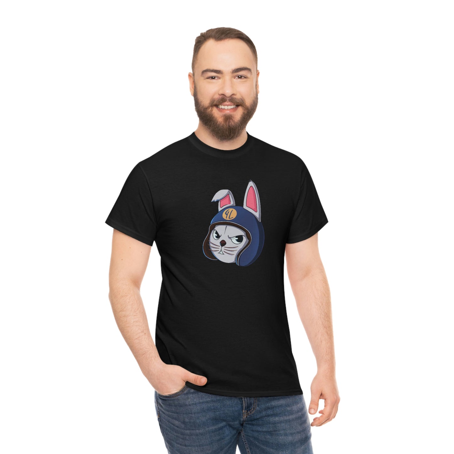 “Bunny Skyline” Unisex Heavy Cotton Tee