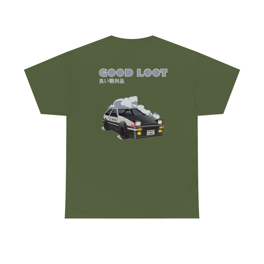 GOOD LOOT “Teddy AE86” Unisex Heavy Cotton Tee
