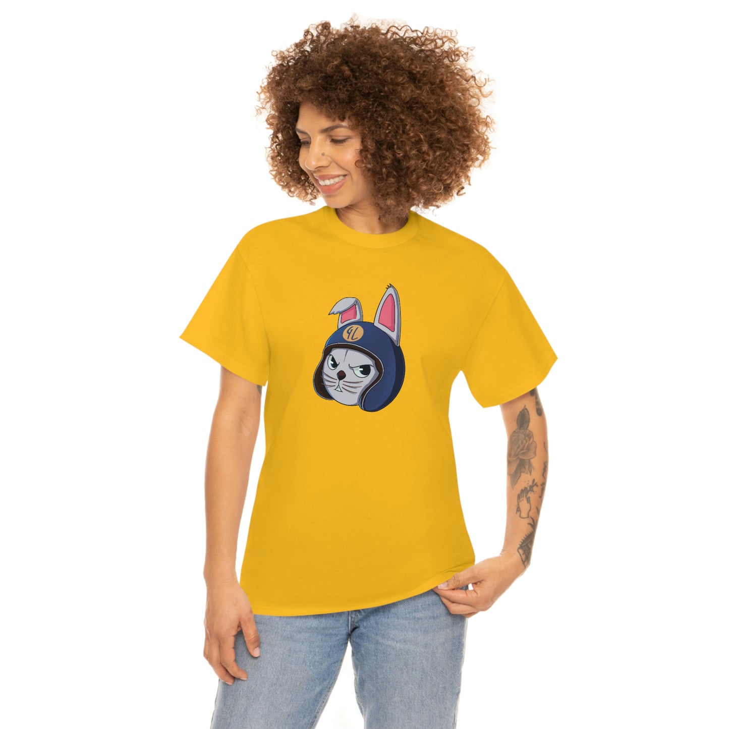“Bunny Skyline” Unisex Heavy Cotton Tee