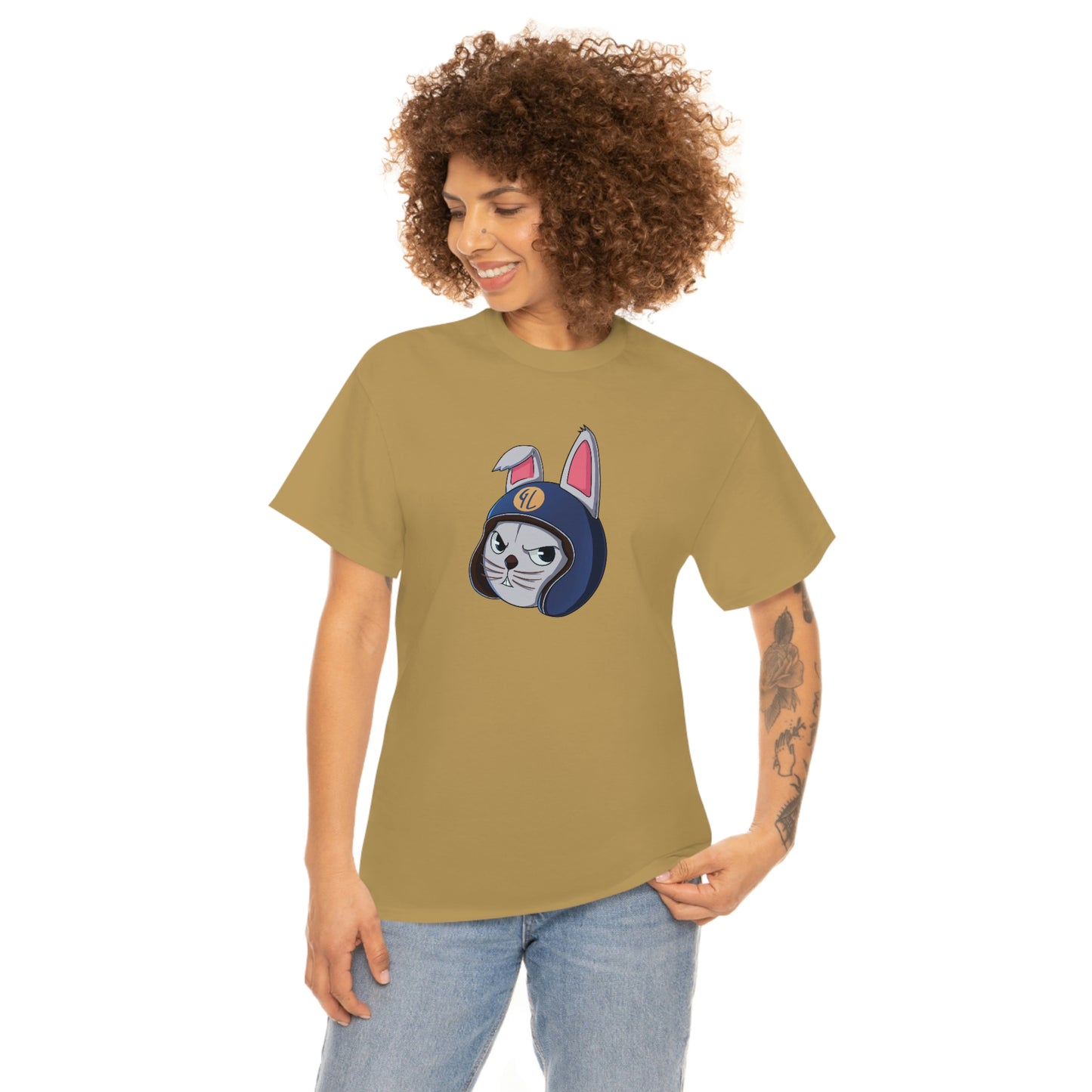 “Bunny Skyline” Unisex Heavy Cotton Tee