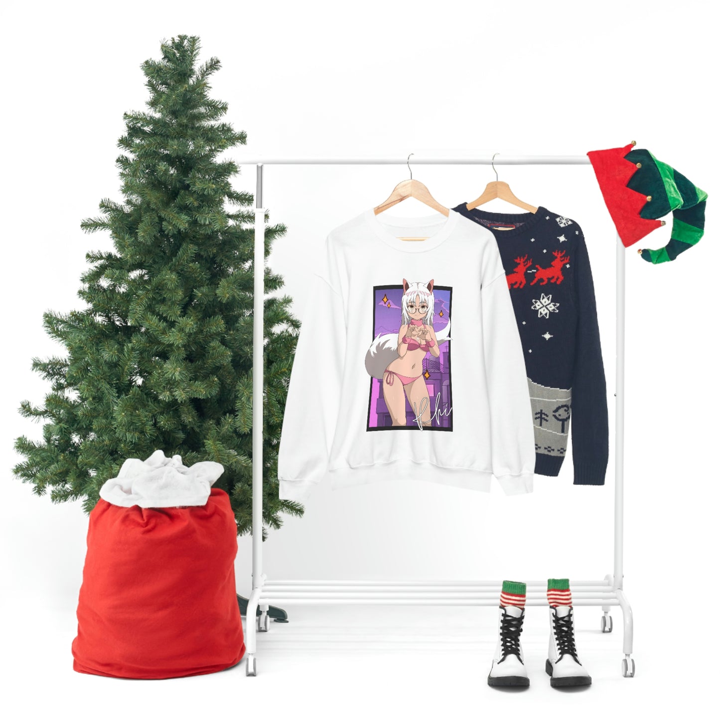“UWU Rhi” Unisex Heavy Blend™ Crewneck Sweatshirt
