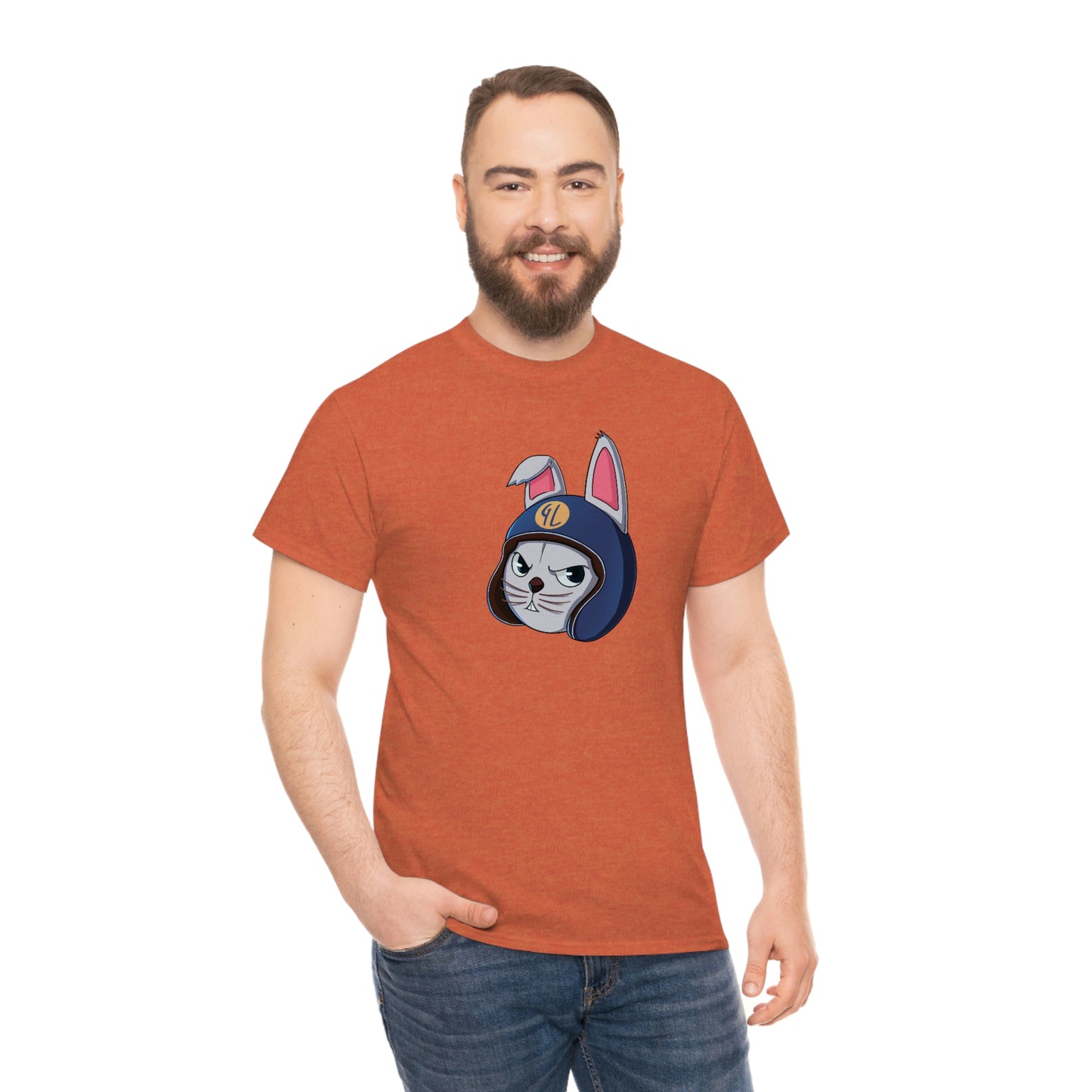 “Bunny Skyline” Unisex Heavy Cotton Tee