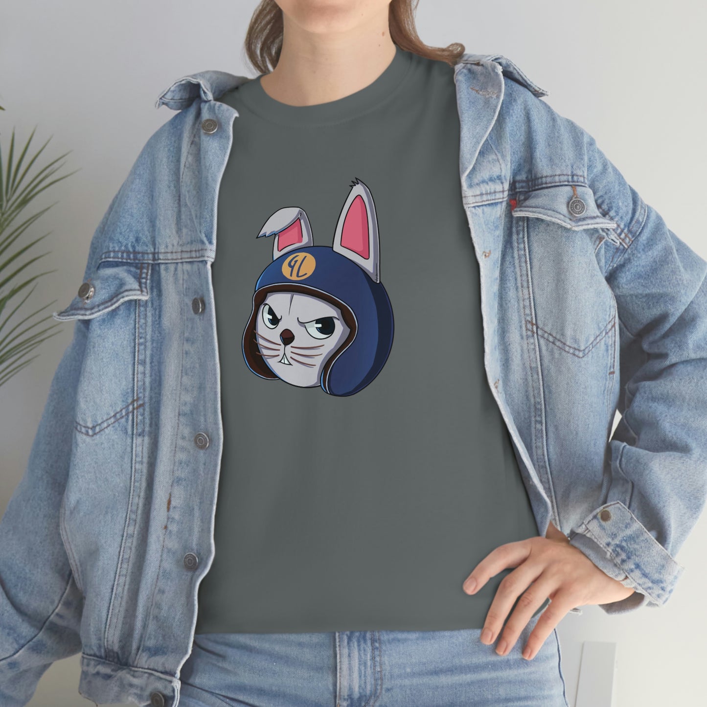 “Bunny Skyline” Unisex Heavy Cotton Tee