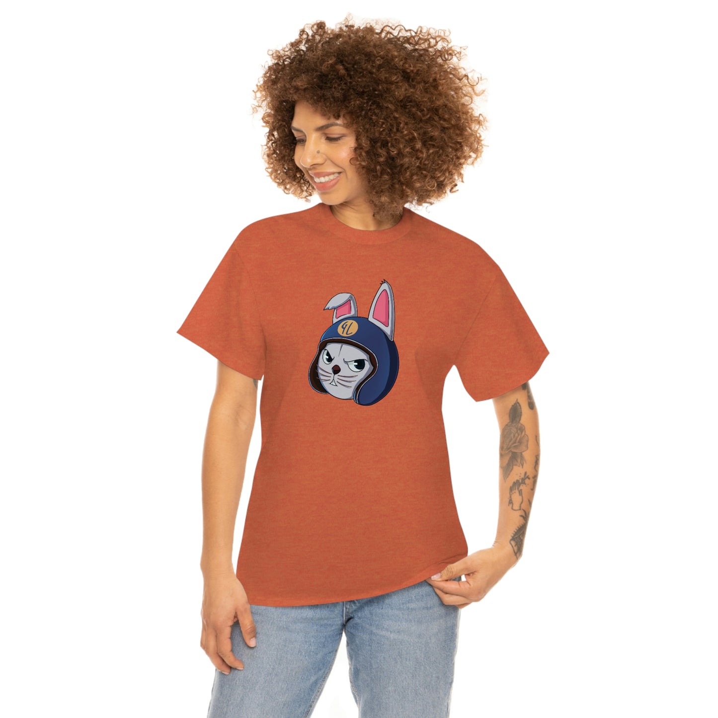 “Bunny Skyline” Unisex Heavy Cotton Tee