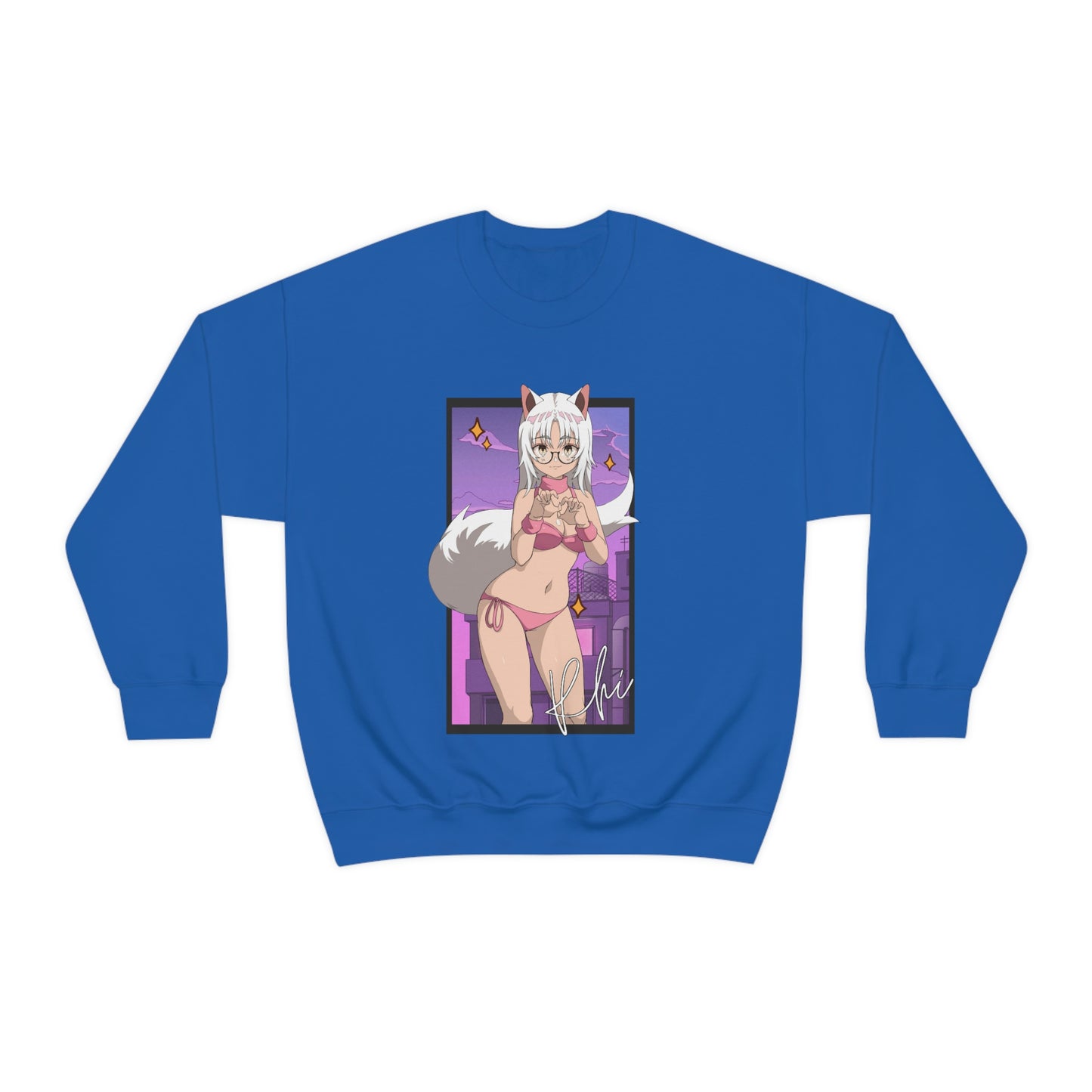 “UWU Rhi” Unisex Heavy Blend™ Crewneck Sweatshirt