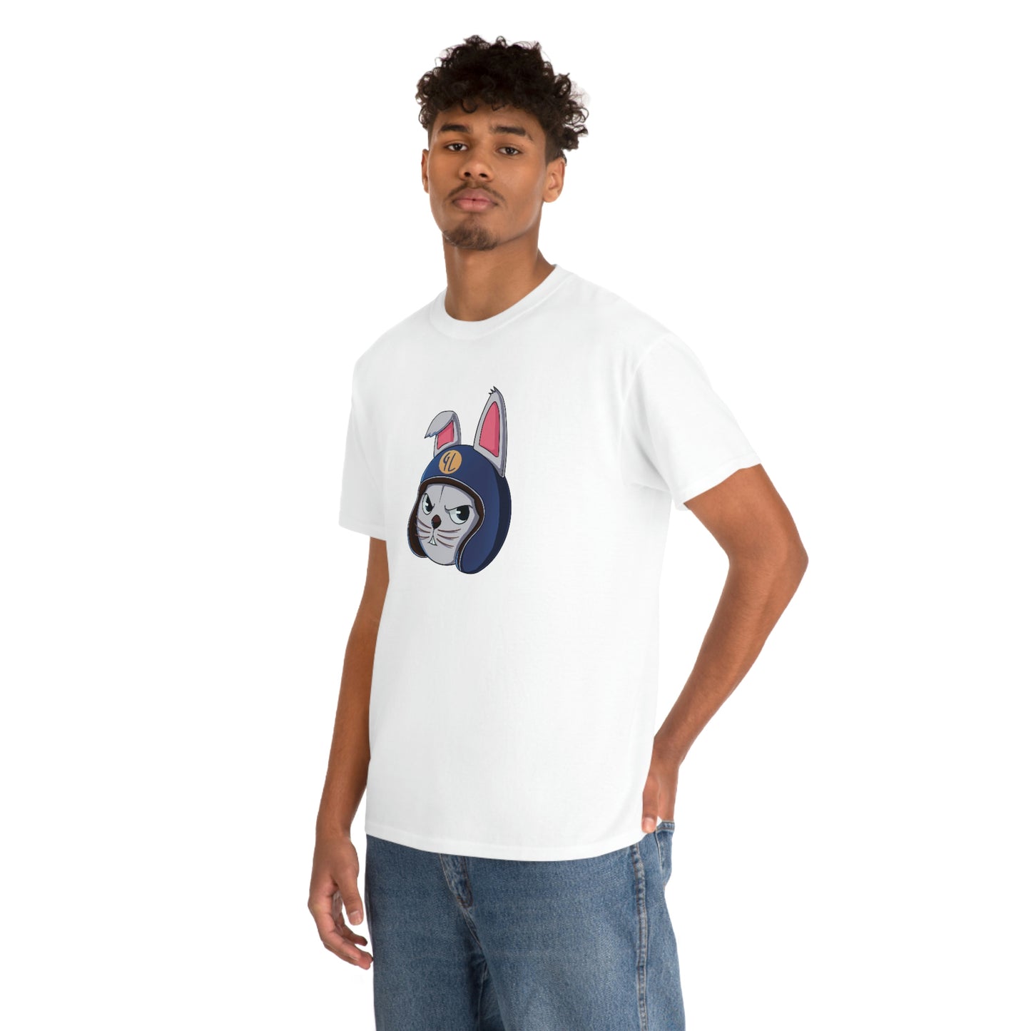 “Bunny Skyline” Unisex Heavy Cotton Tee