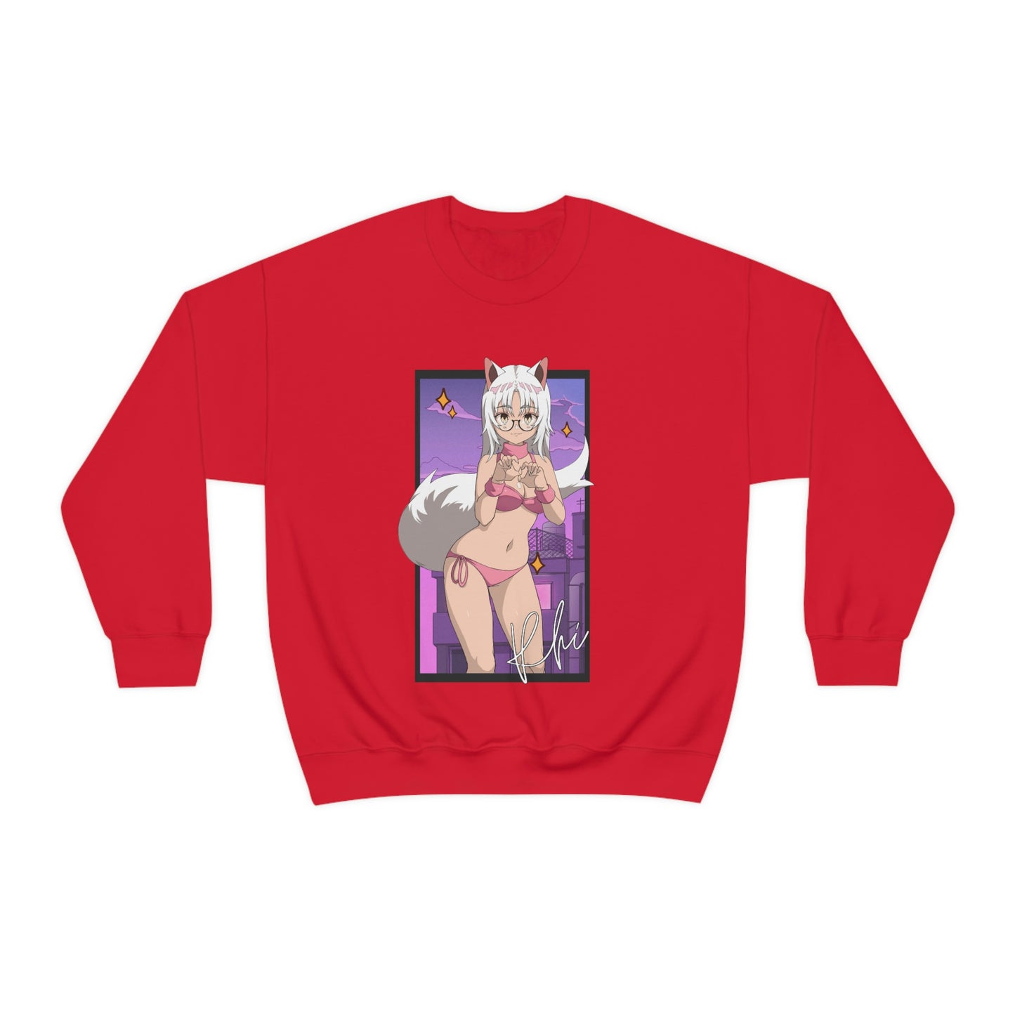 “UWU Rhi” Unisex Heavy Blend™ Crewneck Sweatshirt