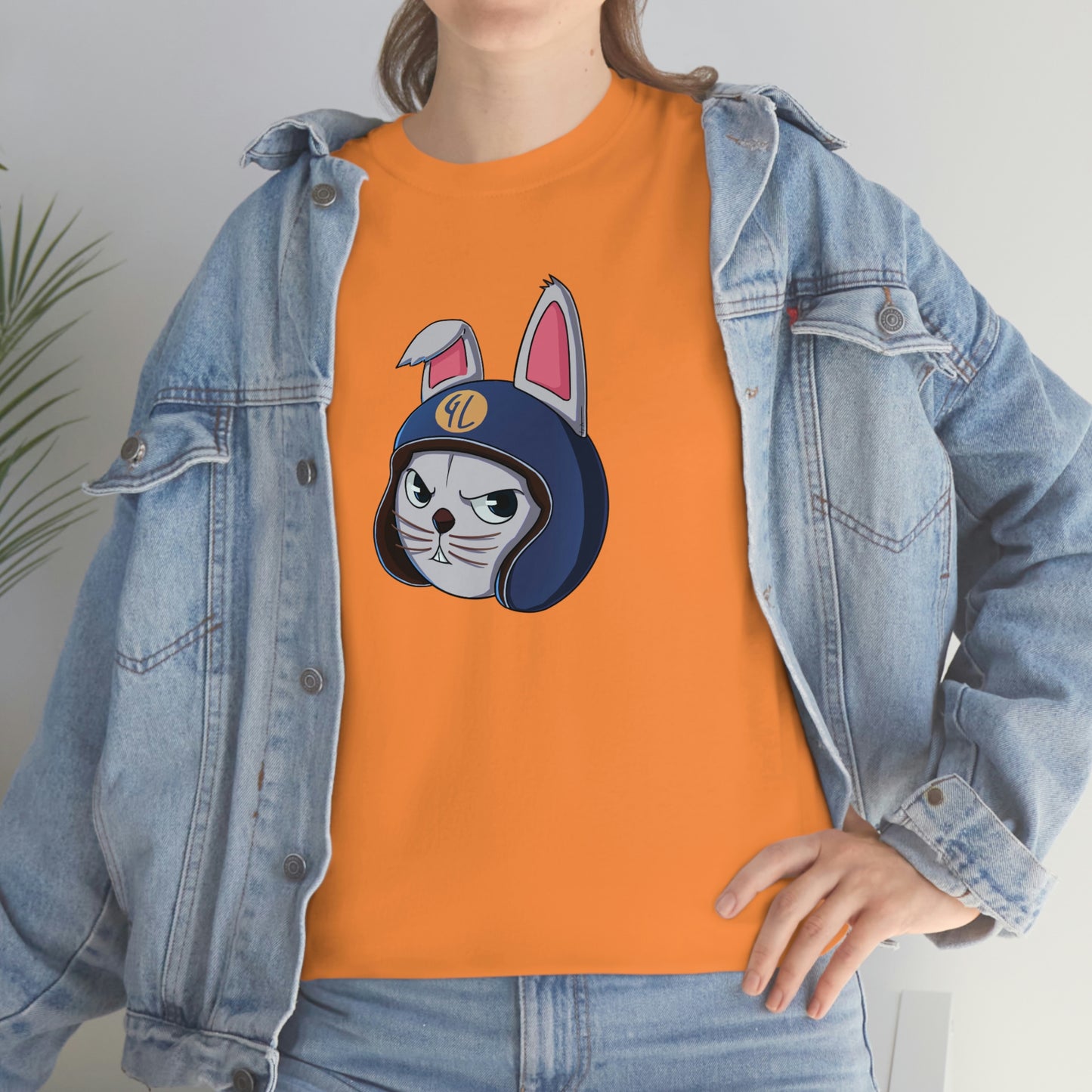 “Bunny Skyline” Unisex Heavy Cotton Tee