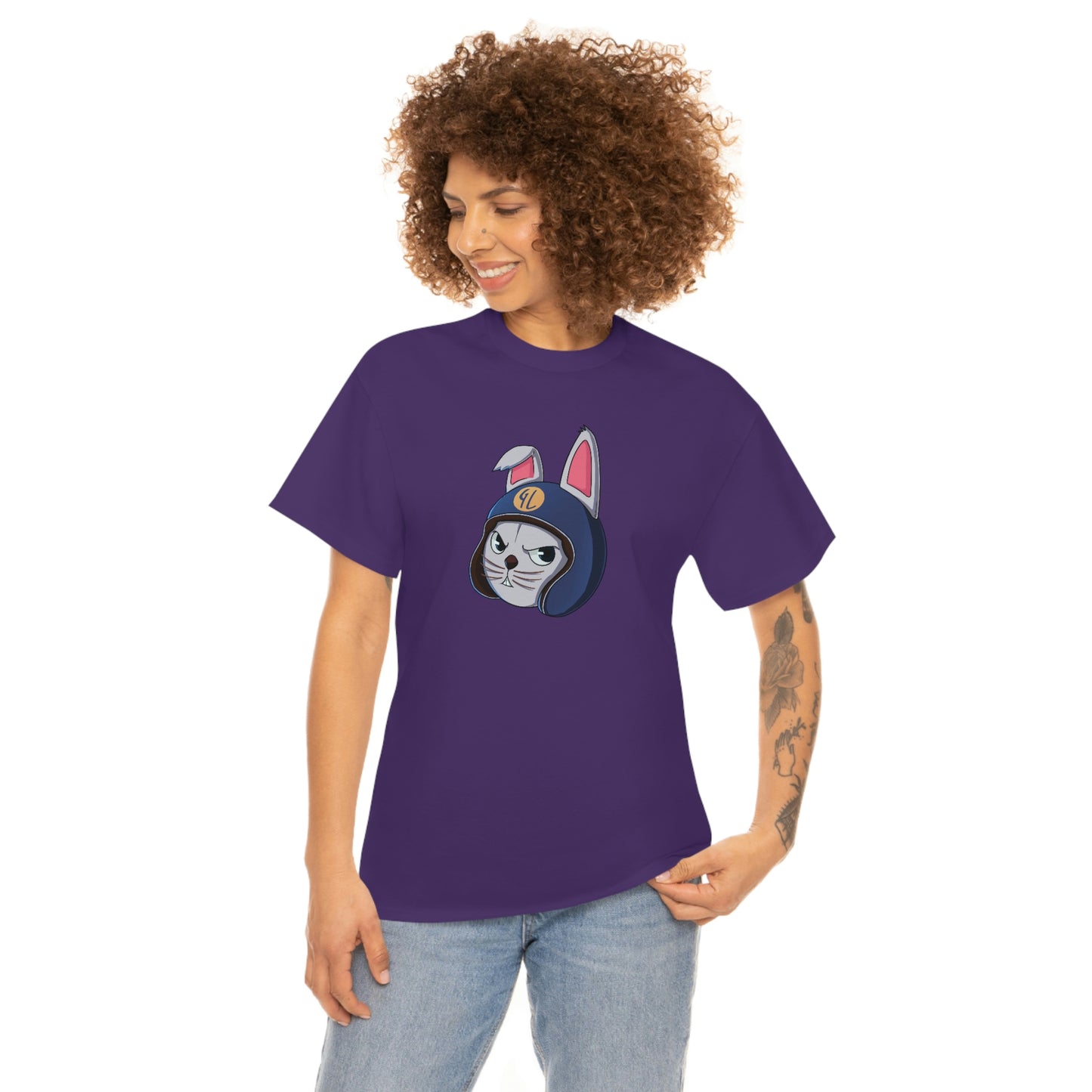 “Bunny Skyline” Unisex Heavy Cotton Tee