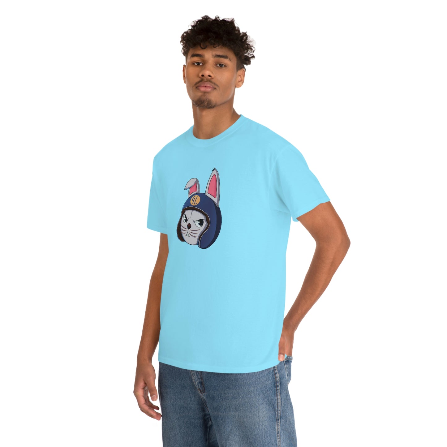 “Bunny Skyline” Unisex Heavy Cotton Tee