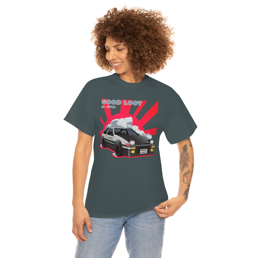 GOOD LOOT “Teddy AE86 Pt.2” Unisex Heavy Cotton Tee