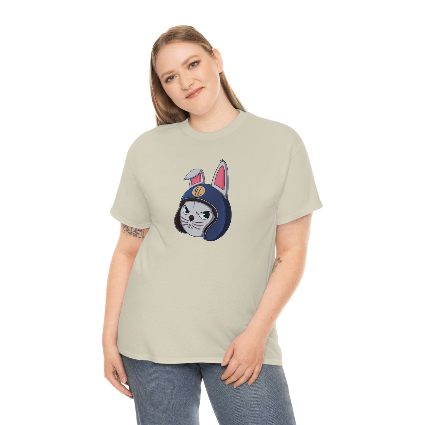 “Bunny Skyline” Unisex Heavy Cotton Tee