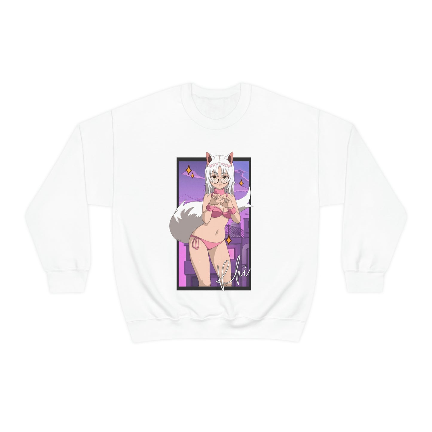 “UWU Rhi” Unisex Heavy Blend™ Crewneck Sweatshirt