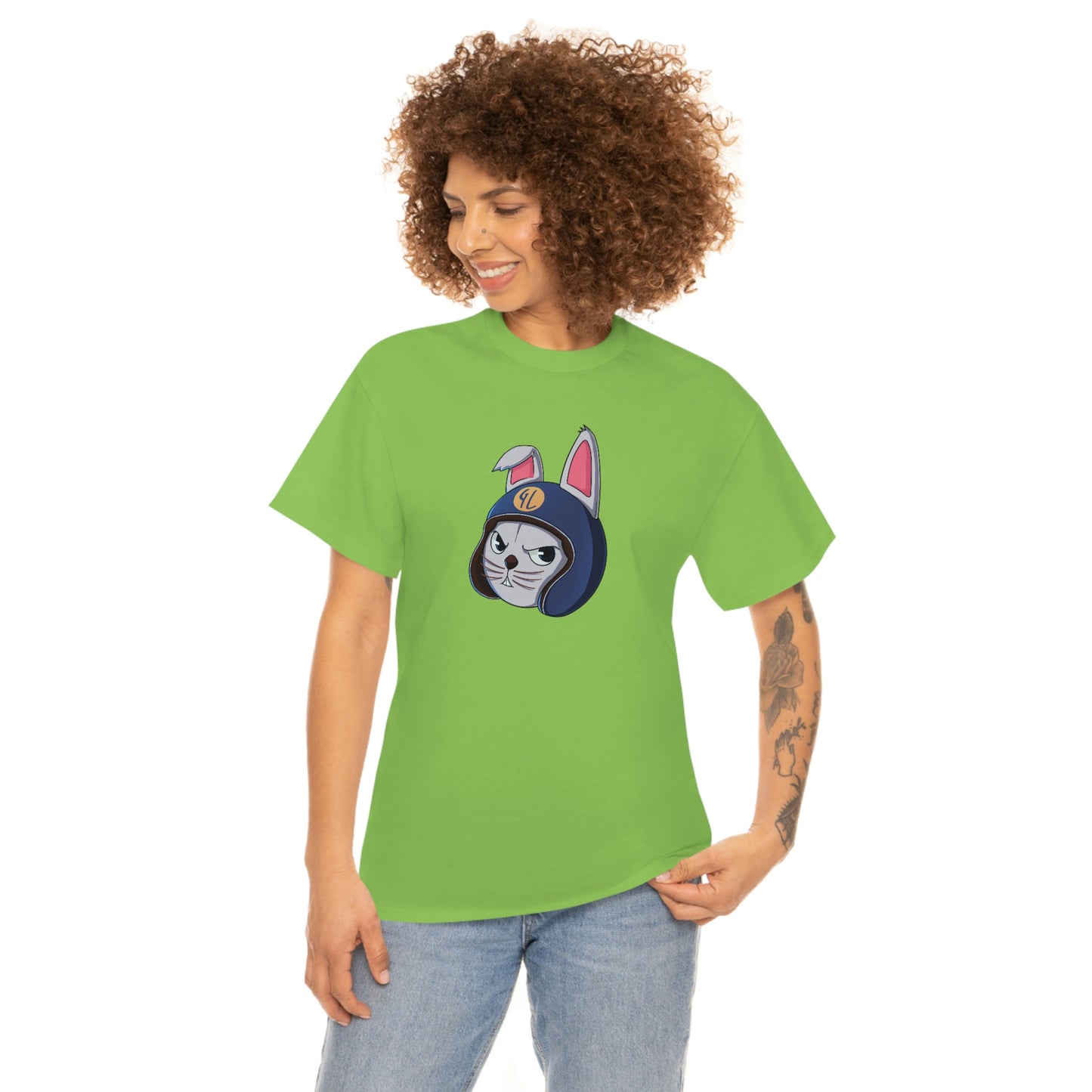 “Bunny Skyline” Unisex Heavy Cotton Tee
