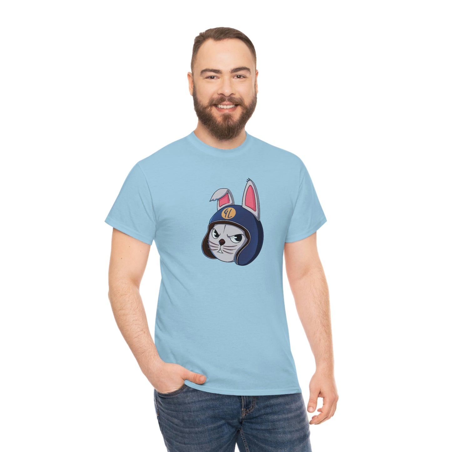 “Bunny Skyline” Unisex Heavy Cotton Tee