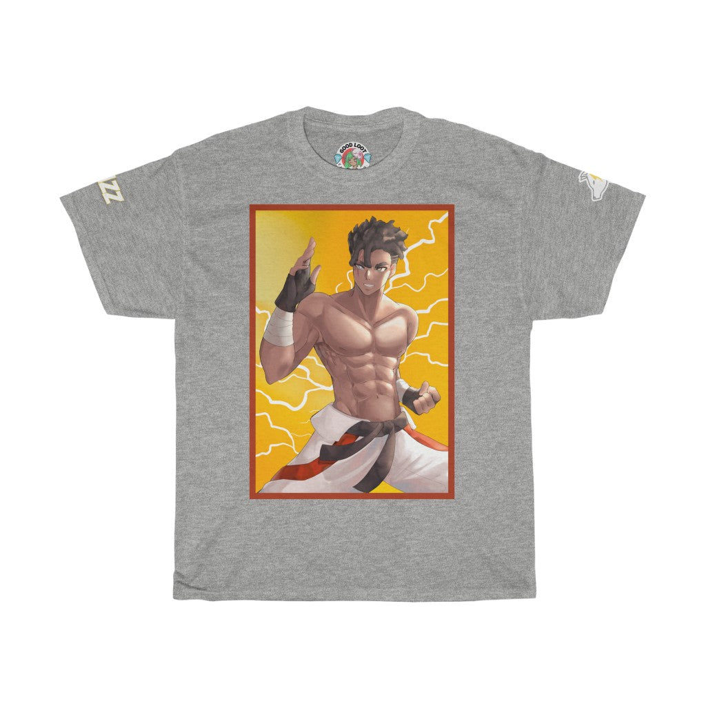 GOOD LOOT "Spazz White Wolf" Heavy Cotton Tee