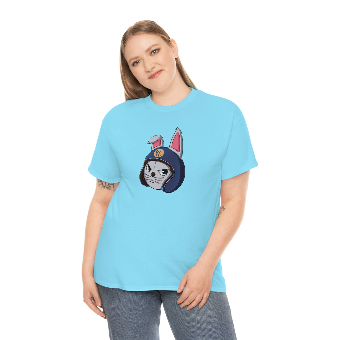“Bunny Skyline” Unisex Heavy Cotton Tee