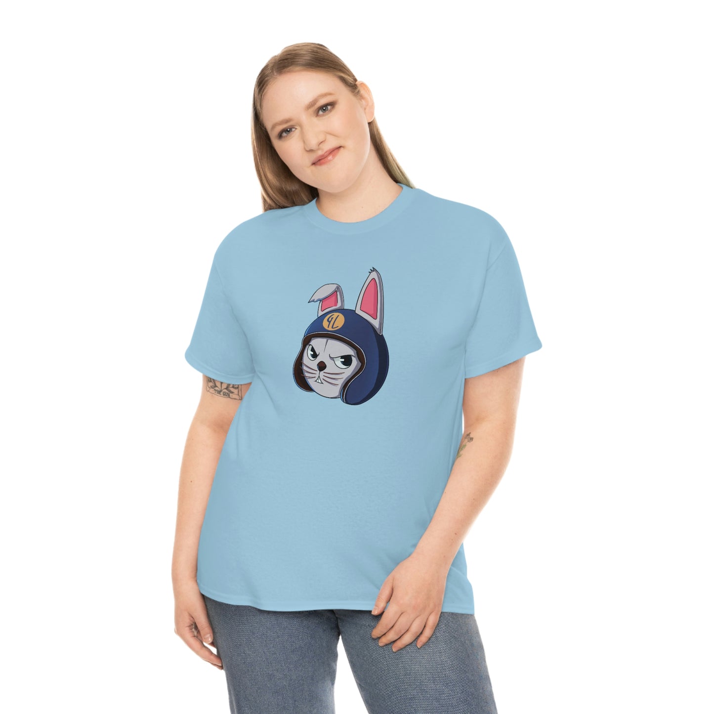 “Bunny Skyline” Unisex Heavy Cotton Tee