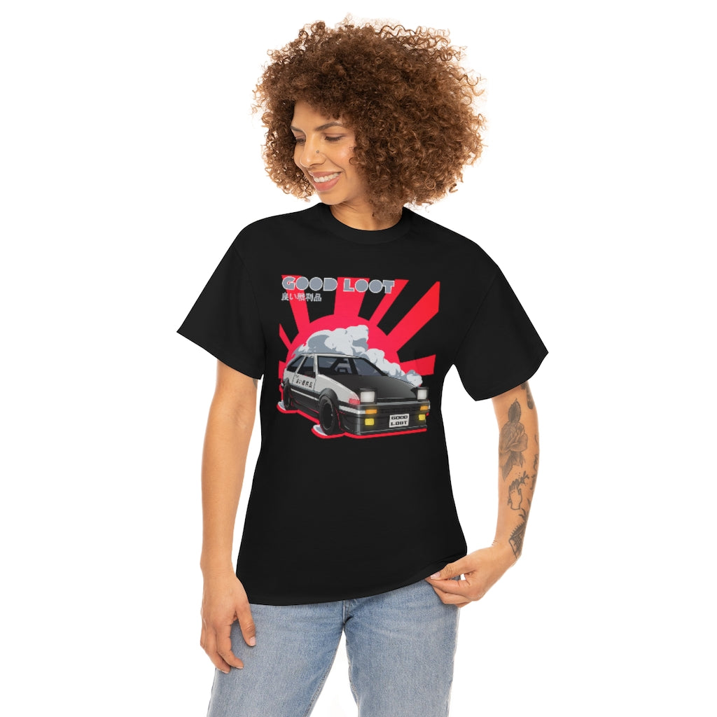 GOOD LOOT “Teddy AE86 Pt.2” Unisex Heavy Cotton Tee