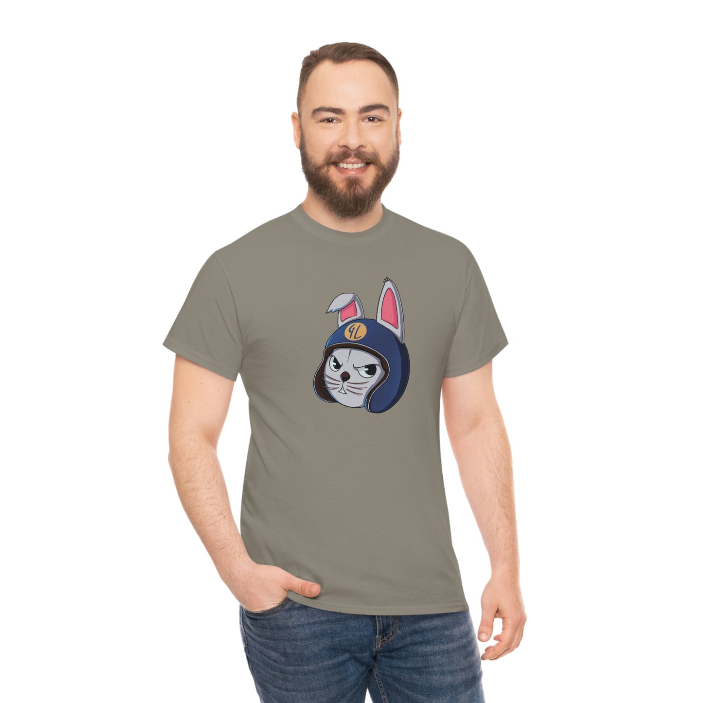 “Bunny Skyline” Unisex Heavy Cotton Tee