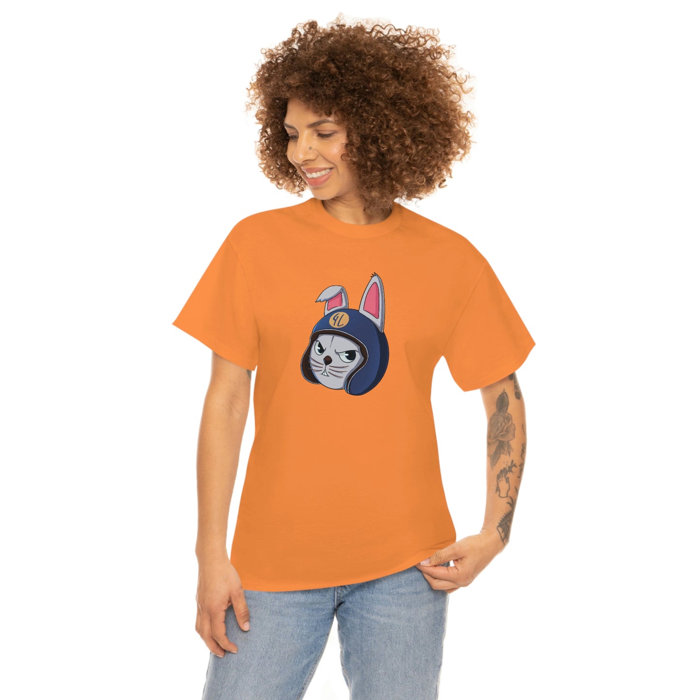 “Bunny Skyline” Unisex Heavy Cotton Tee