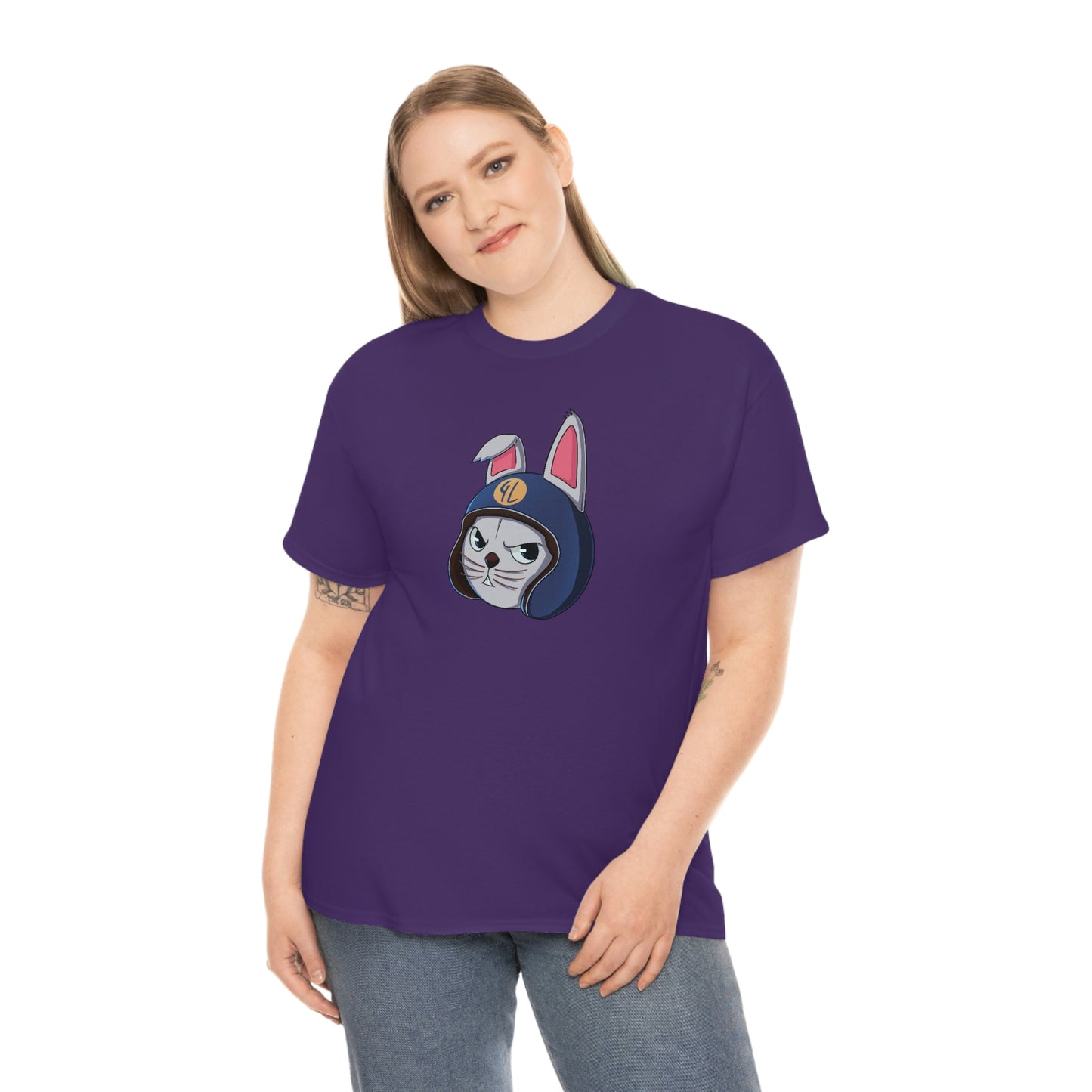 “Bunny Skyline” Unisex Heavy Cotton Tee