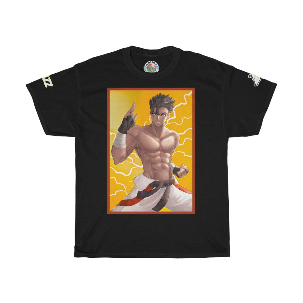 GOOD LOOT "Spazz White Wolf" Heavy Cotton Tee