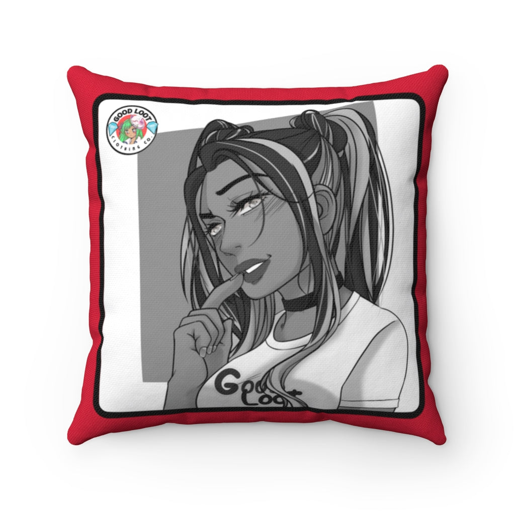 GOOD LOOT Polyester Square Pillow