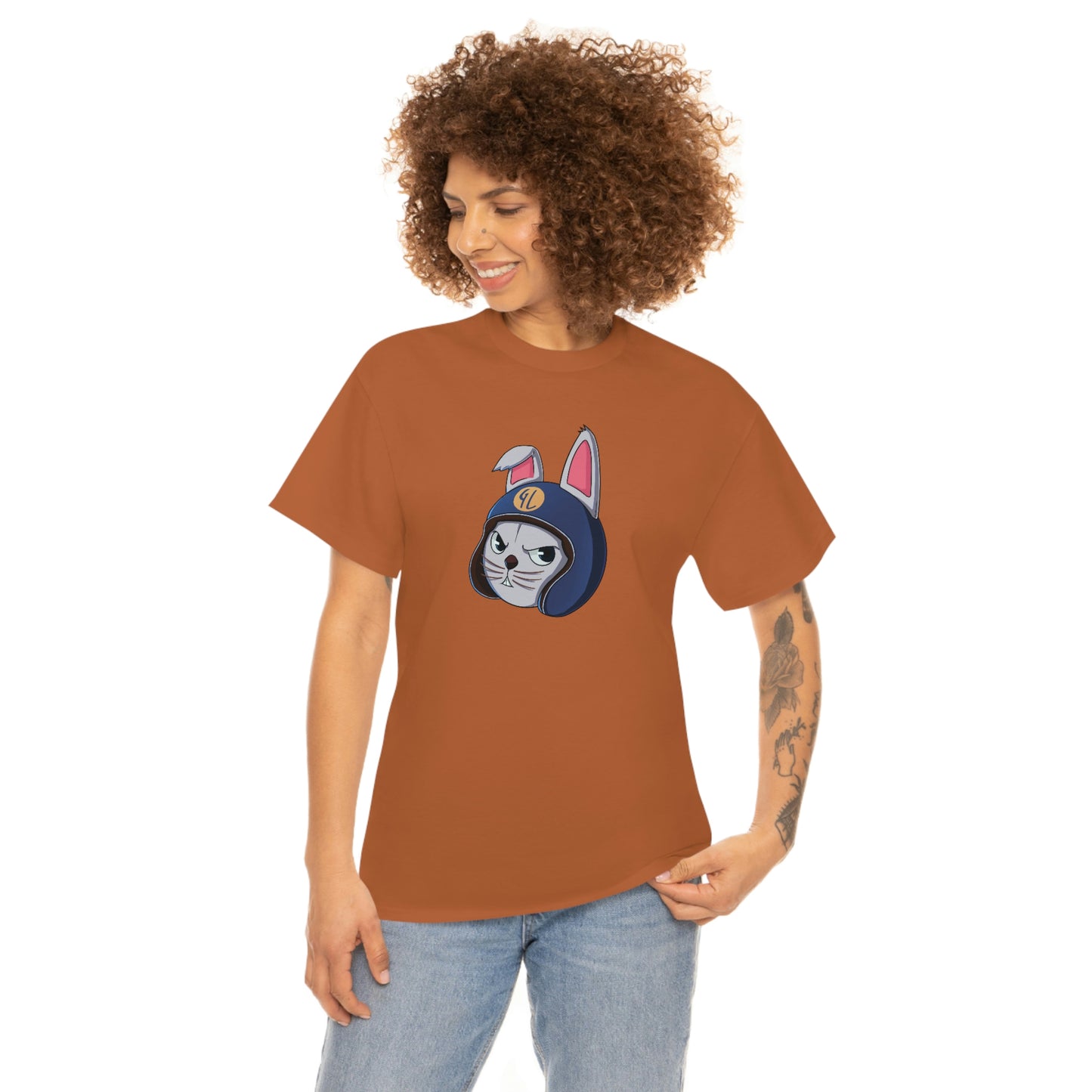 “Bunny Skyline” Unisex Heavy Cotton Tee