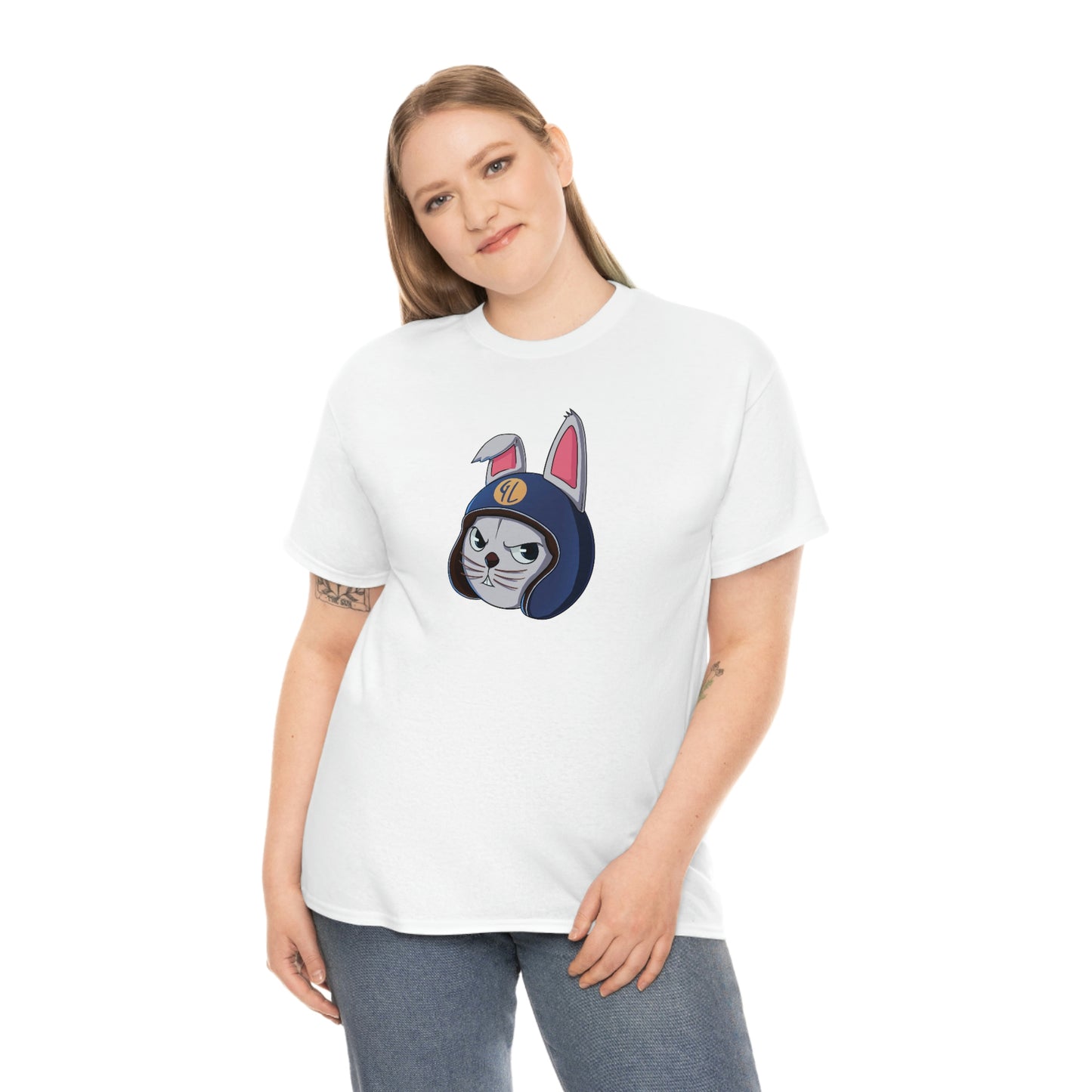 “Bunny Skyline” Unisex Heavy Cotton Tee