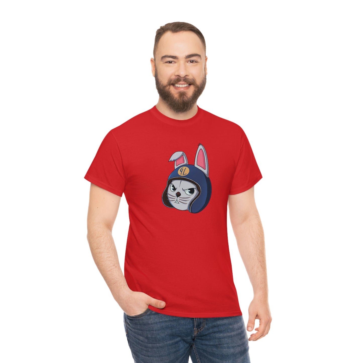 “Bunny Skyline” Unisex Heavy Cotton Tee