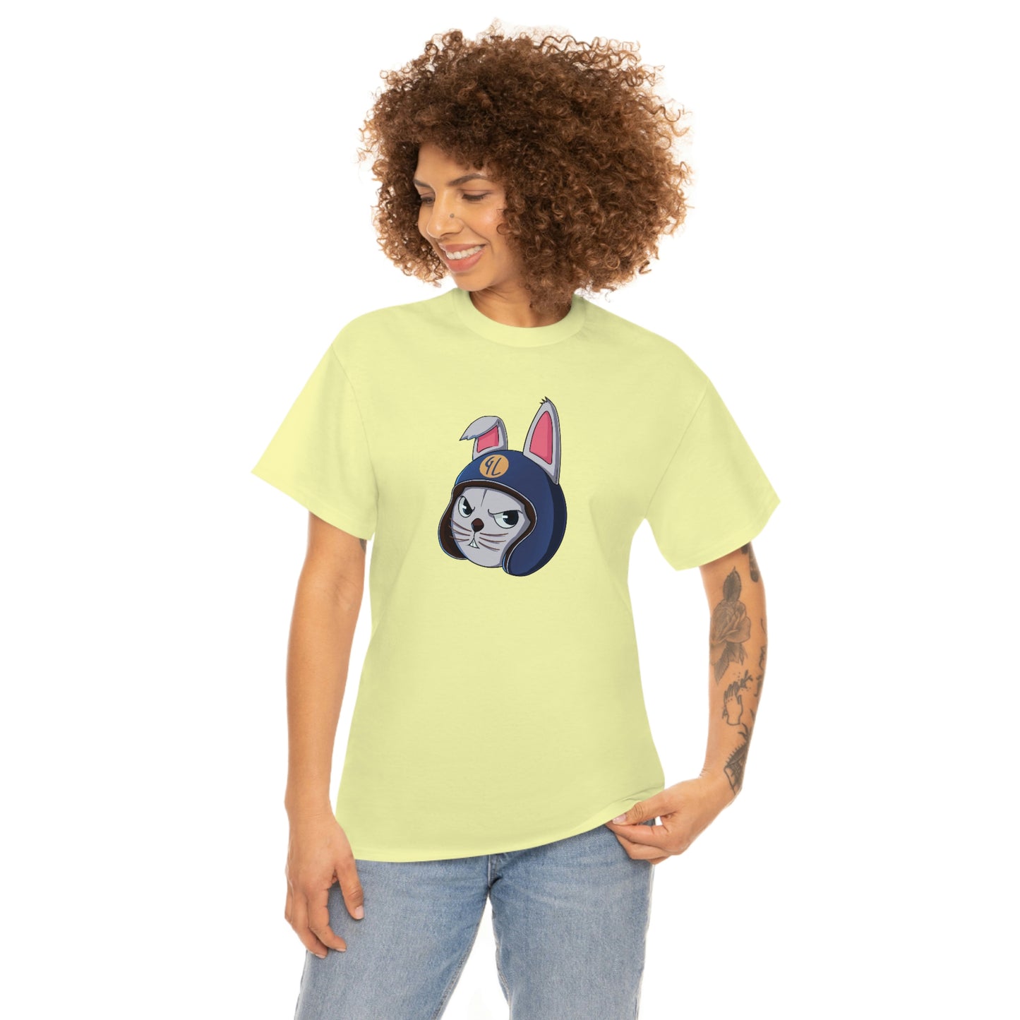 “Bunny Skyline” Unisex Heavy Cotton Tee