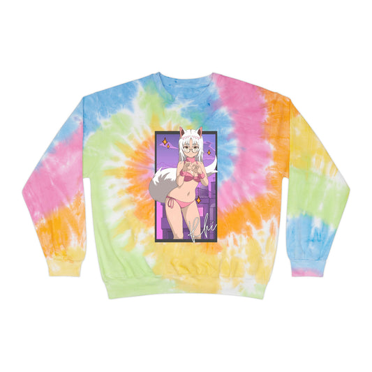“UWU Rhi” Unisex Tie-Dye Sweatshirt